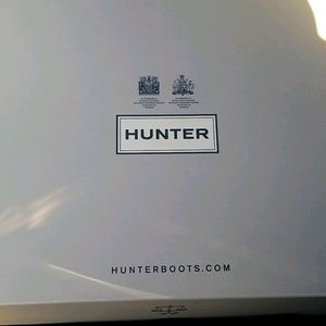 hunter womens brand new all black boots